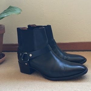 Frye Dara Harness Chelsea Booties